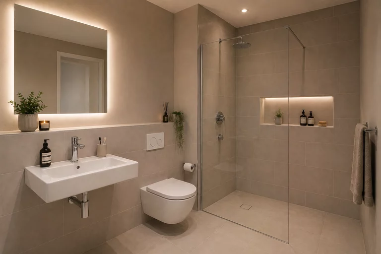 Beispiel Badezimmer hyggl - KI-optimiert