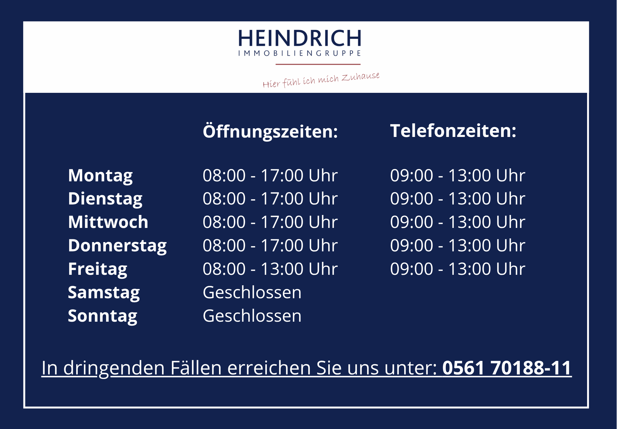 Heindrich Immobiliengruppe Ihr Makler in Kassel und Region! Heindrich Immobiliengruppe Ihr Makler in Kassel und Region!